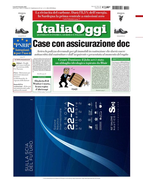 Italia oggi : quotidiano di economia finanza e politica